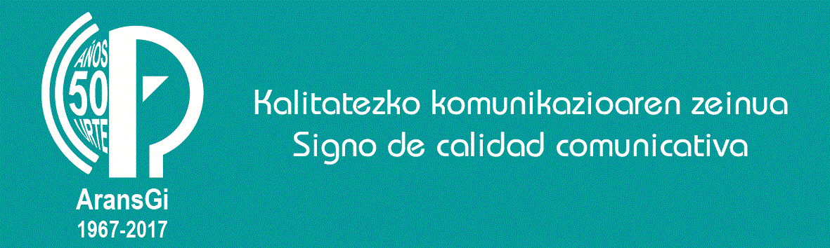 AransGi 50 años de Calidad Comunicativa