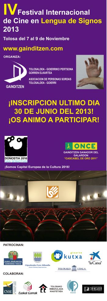 IV Festival Internacional de Cine en Lengua de Signos